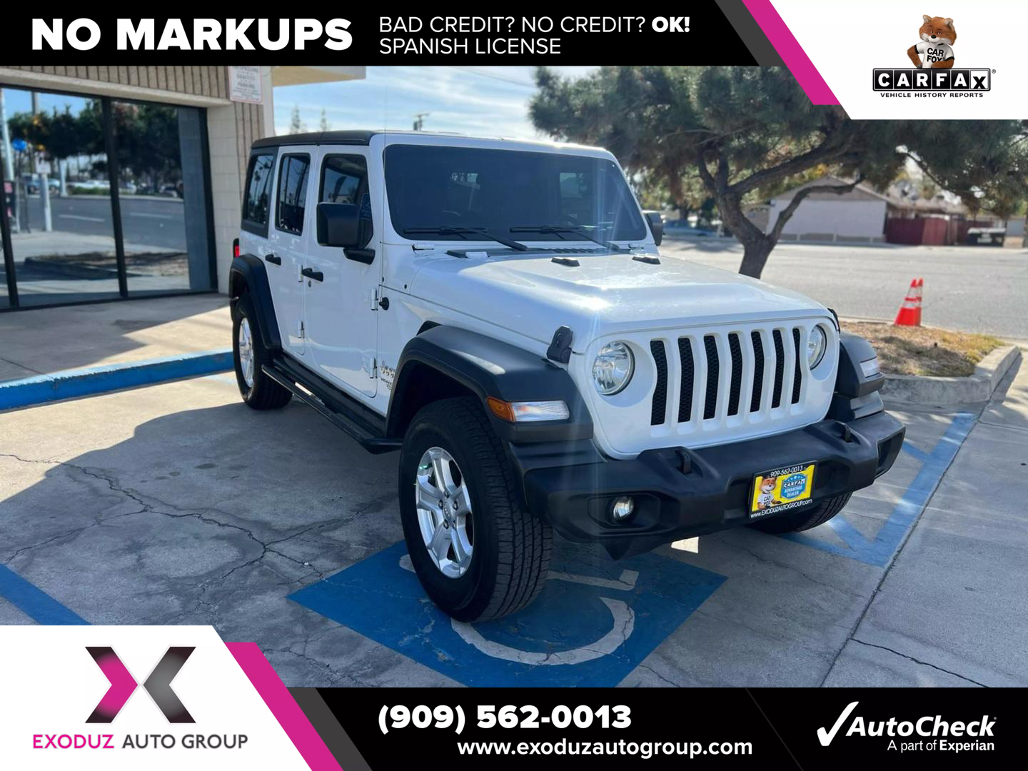 2019 Jeep Wrangler Unlimited Sport S