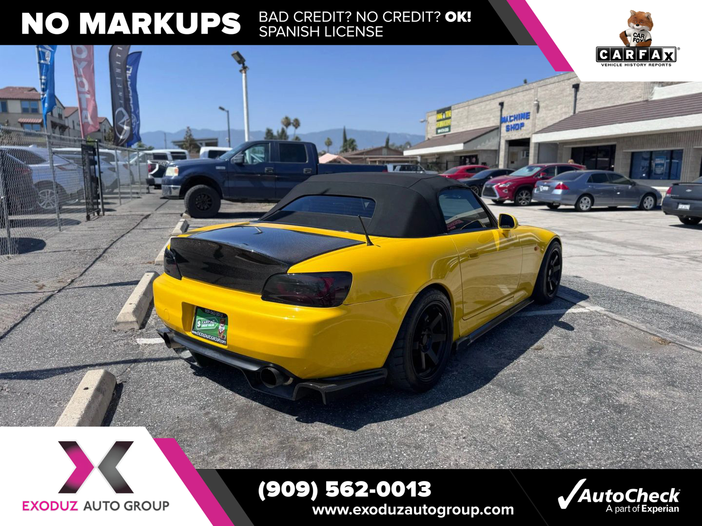 Sold 2001 Honda S2000 in Rialto