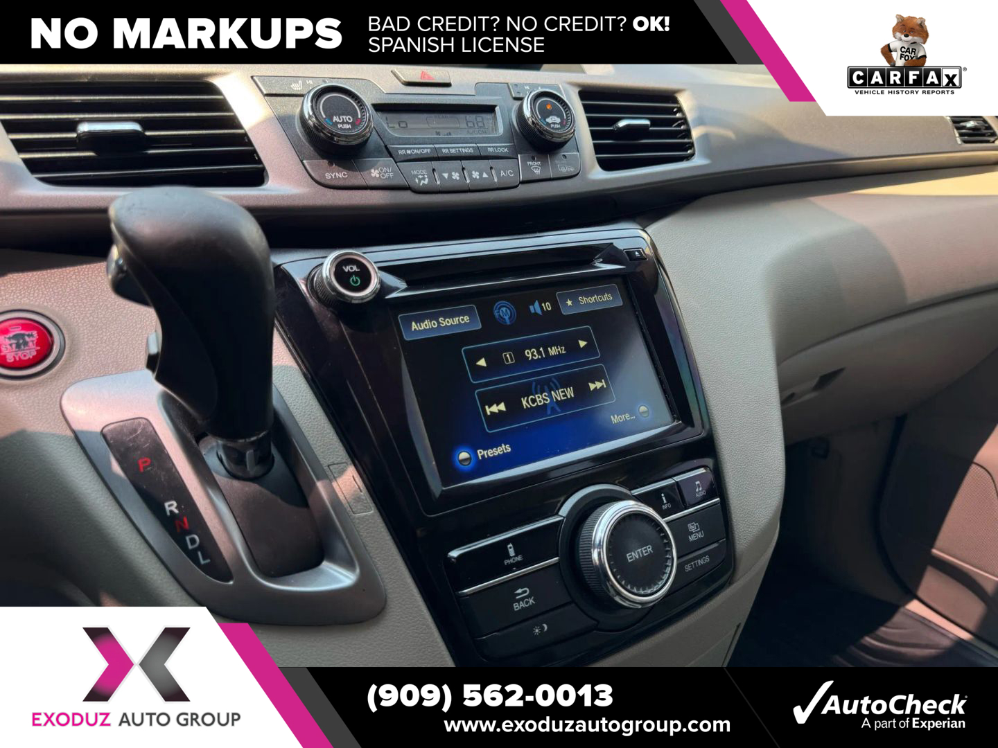 2016 Honda Odyssey EX-L photo 12
