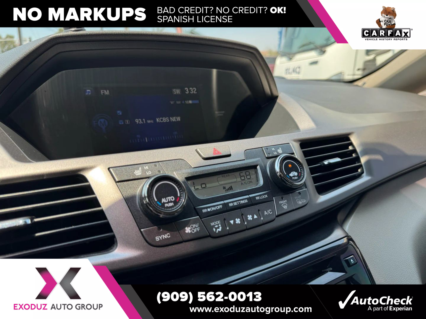 2016 Honda Odyssey EX-L photo 13