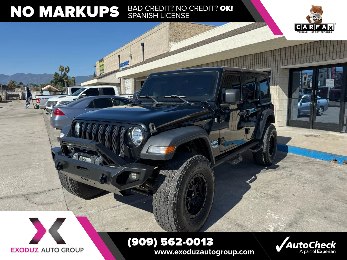 2019 Jeep Wrangler Unlimited Sport photo 3