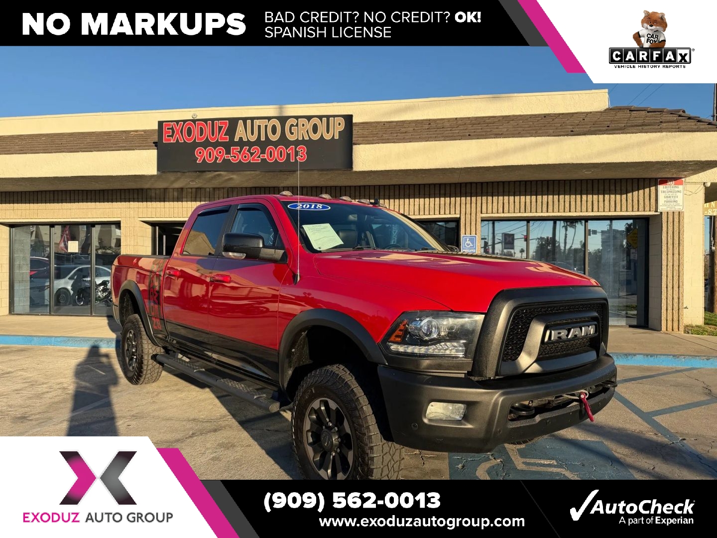 Sold 2018 Ram 2500 Power Wagon in Rialto