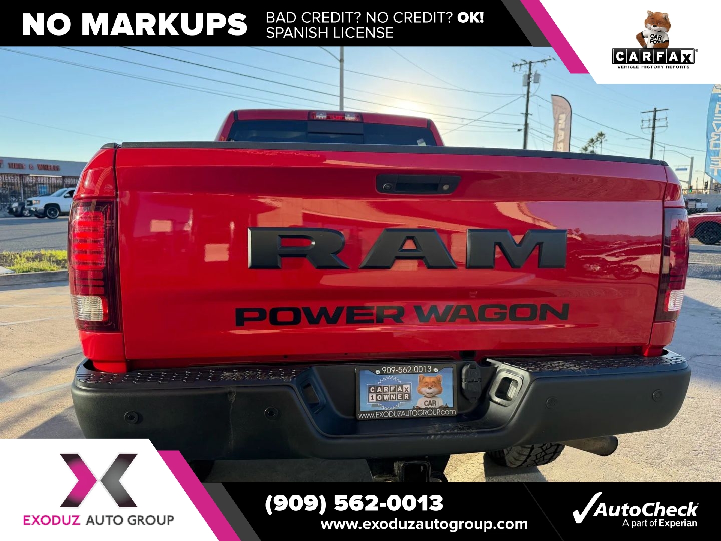 Sold 2018 Ram 2500 Power Wagon in Rialto