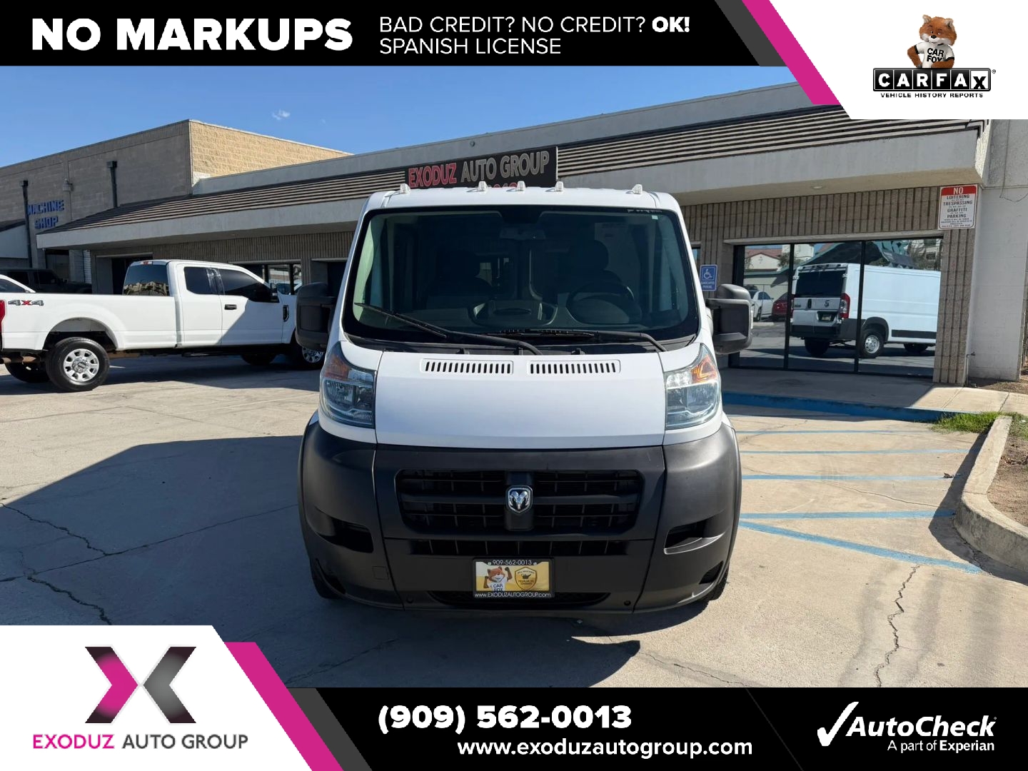 Photo 2 of this Ram ProMaster Cargo Van