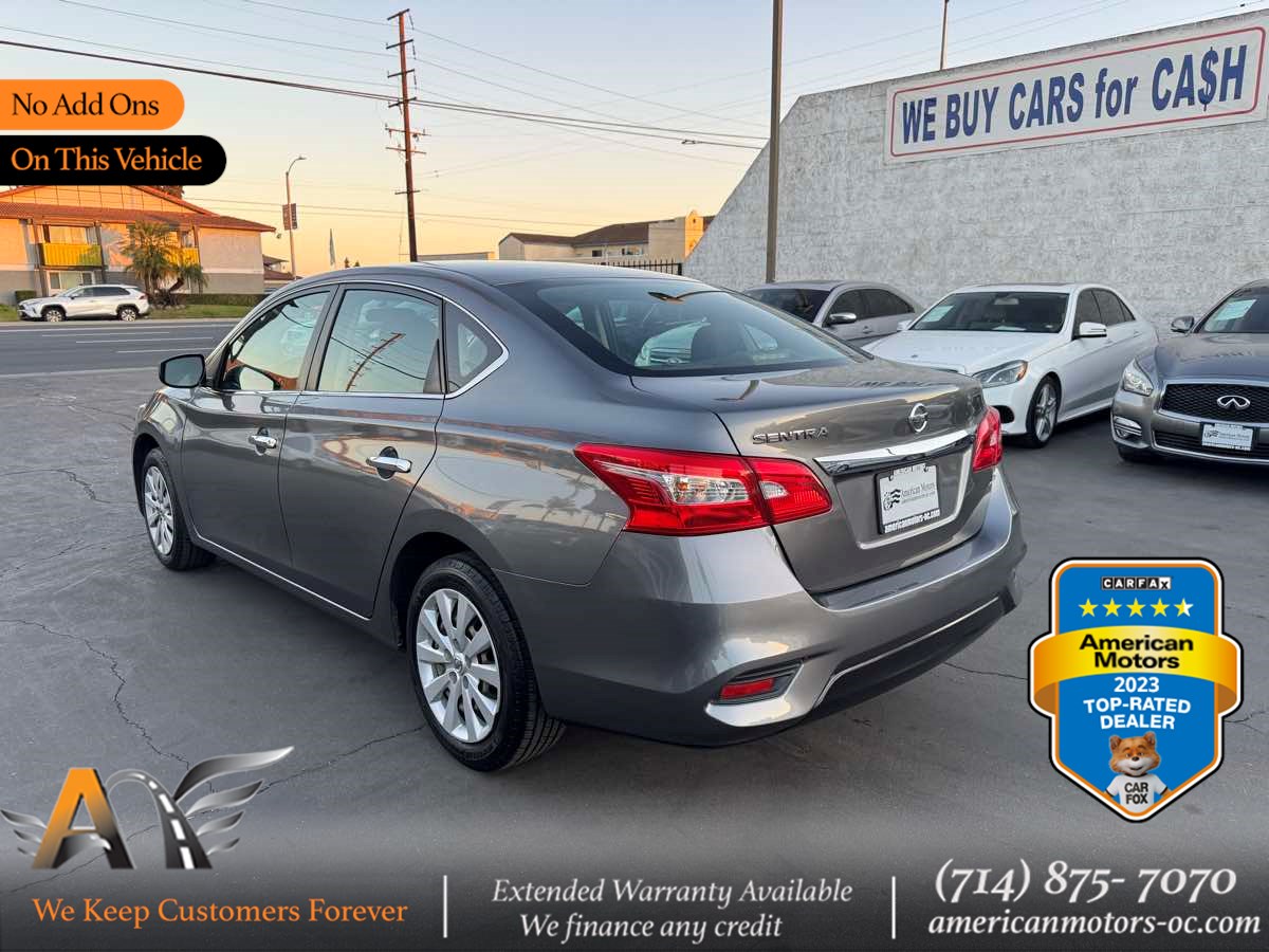 Sold 2018 Nissan Sentra S