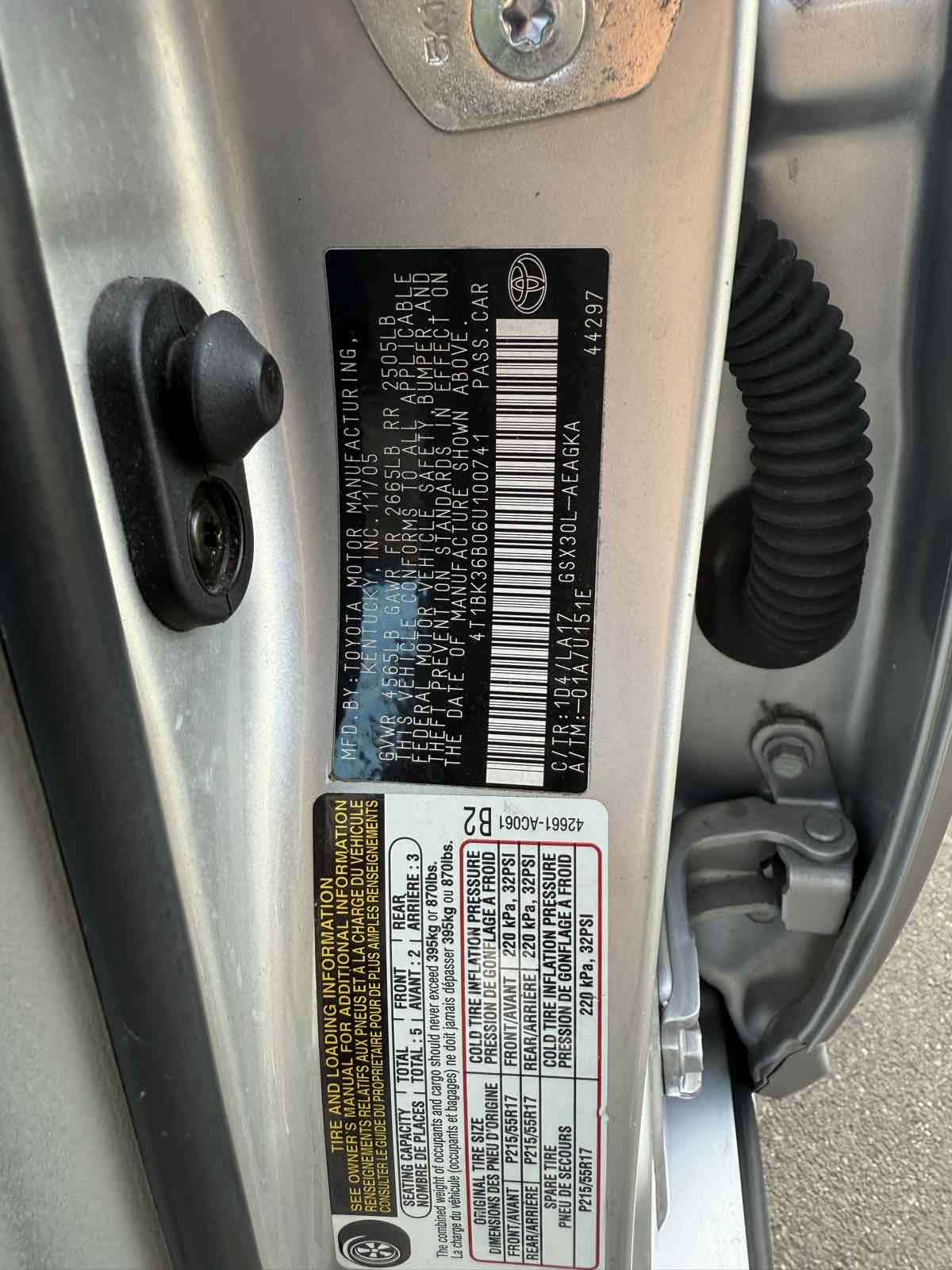 2006 Toyota Avalon XLS photo 28