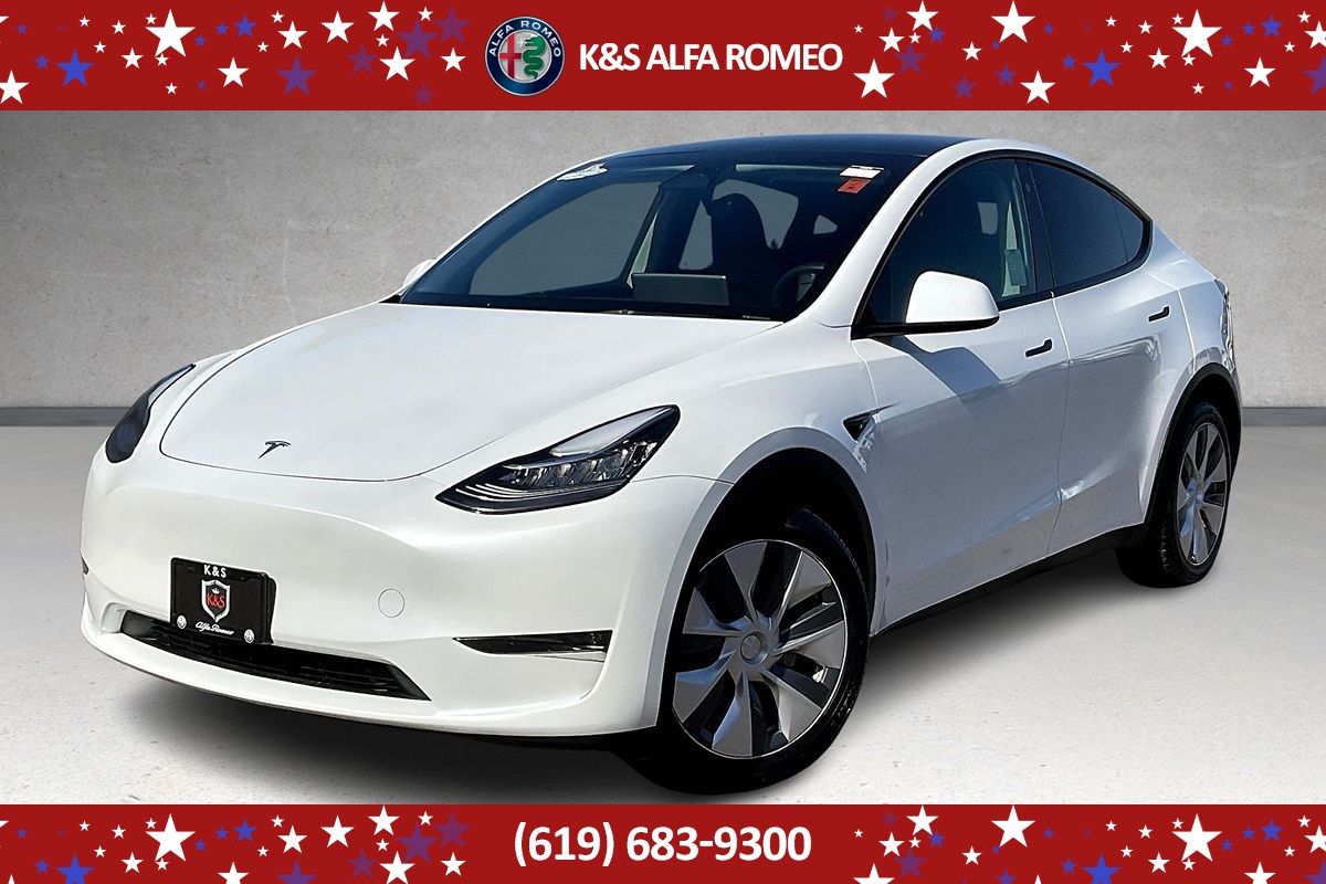 Used 2023 Tesla Model Y Long Range with VIN 7SAYGDEEXPA126890 for sale in San Diego, CA