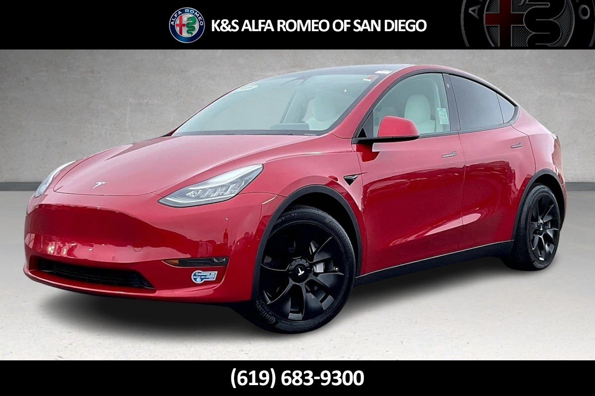 Used 2021 Tesla Model Y Long Range with VIN 5YJYGDEE4MF072059 for sale in San Diego, CA