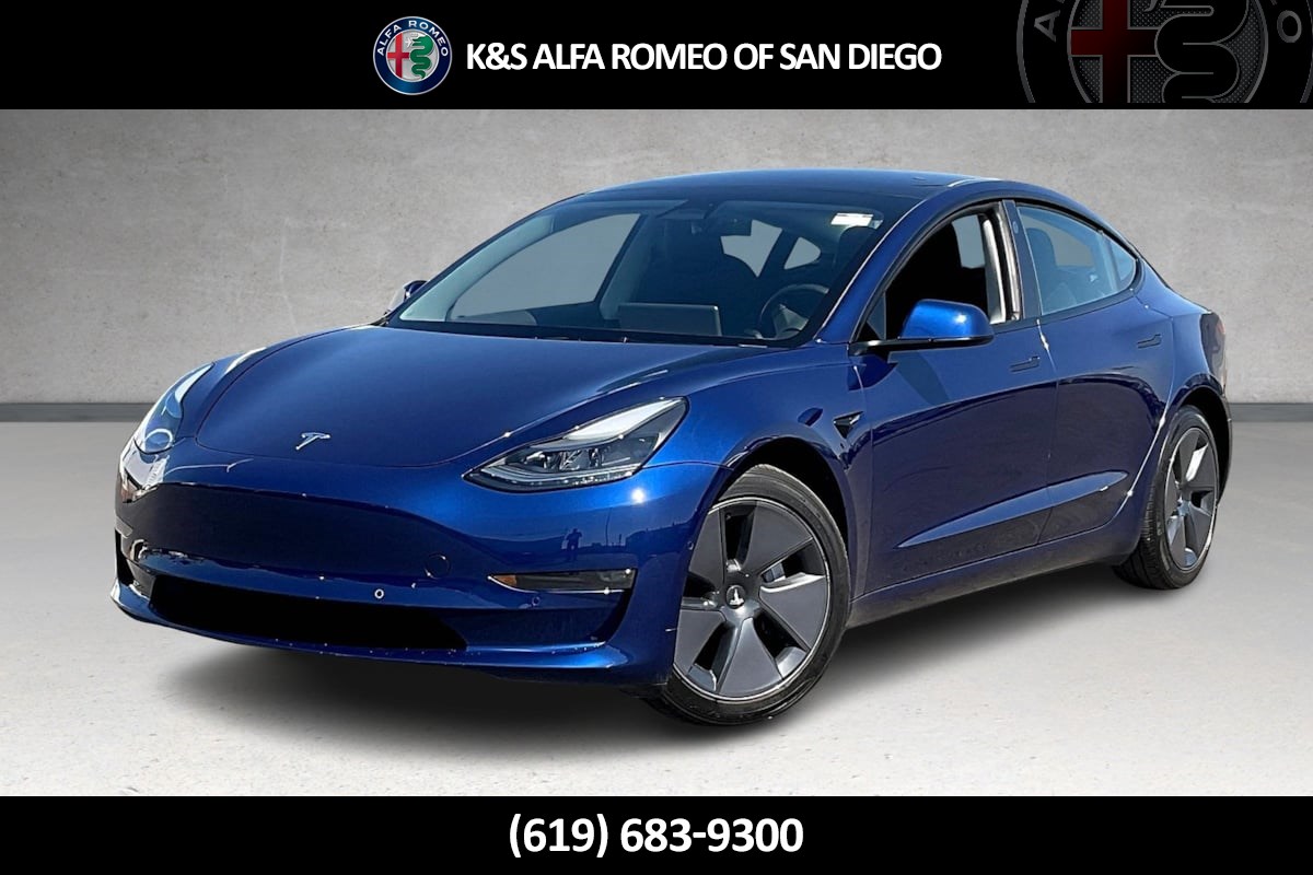 Used 2022 Tesla Model 3 Long Range with VIN 5YJ3E1EB9NF344451 for sale in San Diego, CA