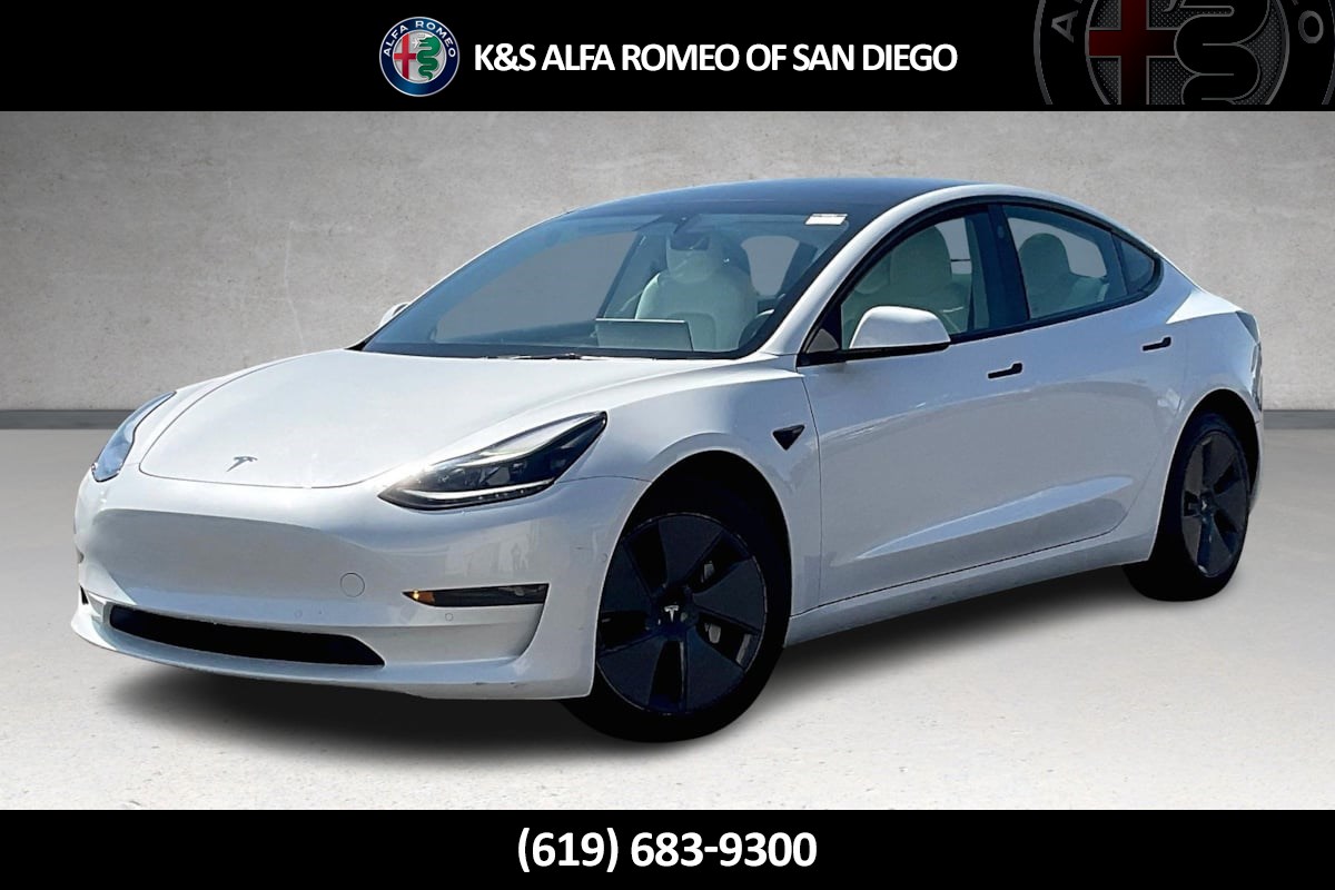 Used 2022 Tesla Model 3 Base with VIN 5YJ3E1EA6NF330305 for sale in San Diego, CA