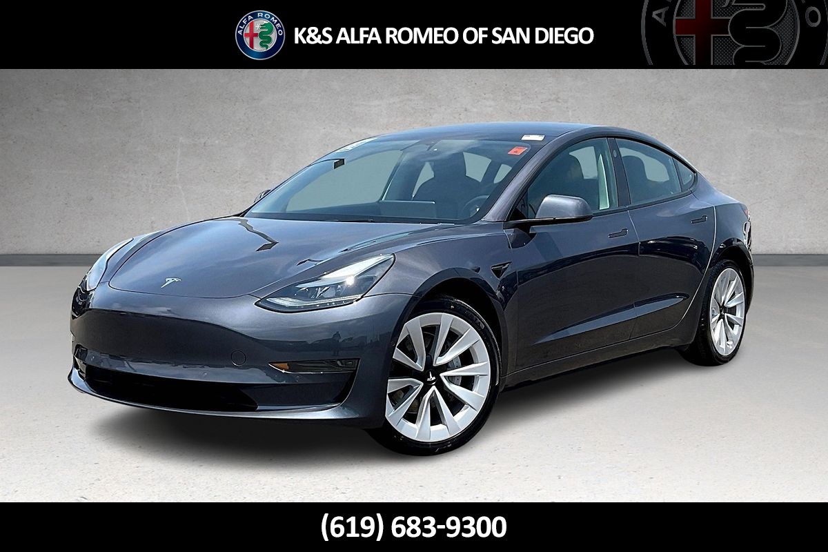 Used 2022 Tesla Model 3 Base with VIN 5YJ3E1EA2NF299876 for sale in San Diego, CA