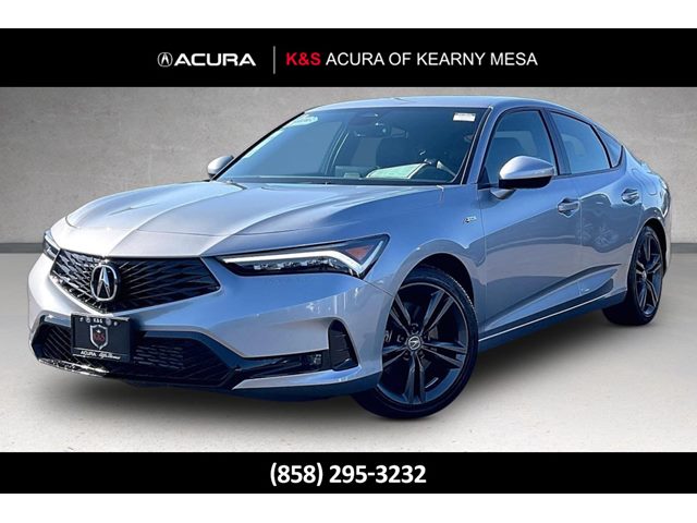 Lunar Silver Metallic 2025 Acura Integra FWD with A-SPEC Package Sedan Front-Wheel Drive Automatic
