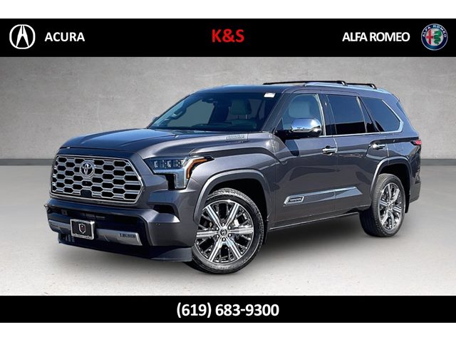 Magnetic Gray Metallic 2023 Toyota Sequoia Capstone 4WD SUV / Crossover Four-Wheel Drive Automatic