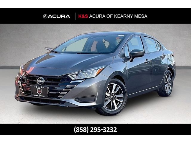 Gray (Gun Metallic) 2024 Nissan Versa Sedan Front-Wheel Drive Automatic