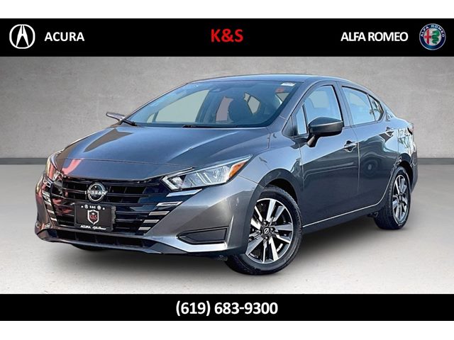 Gray (Gun Metallic) 2024 Nissan Versa Sedan Front-Wheel Drive Automatic