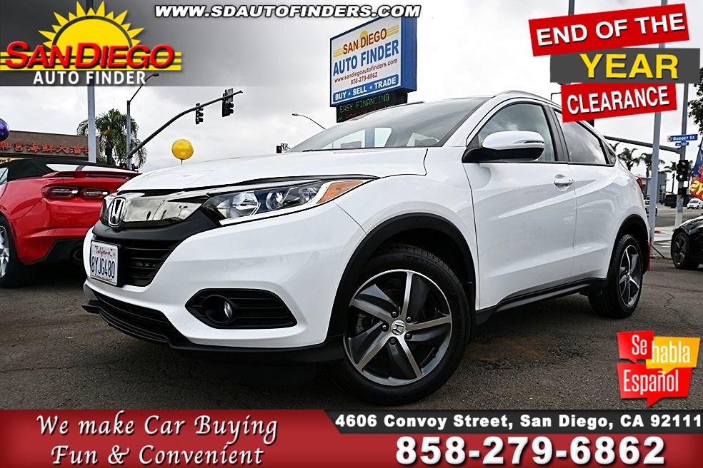 2022 Honda HR-V EX, Moonroof, Bumper to Bumper Warranty, 1 owner, Loaded, Low Miles, Just Beautiful,..