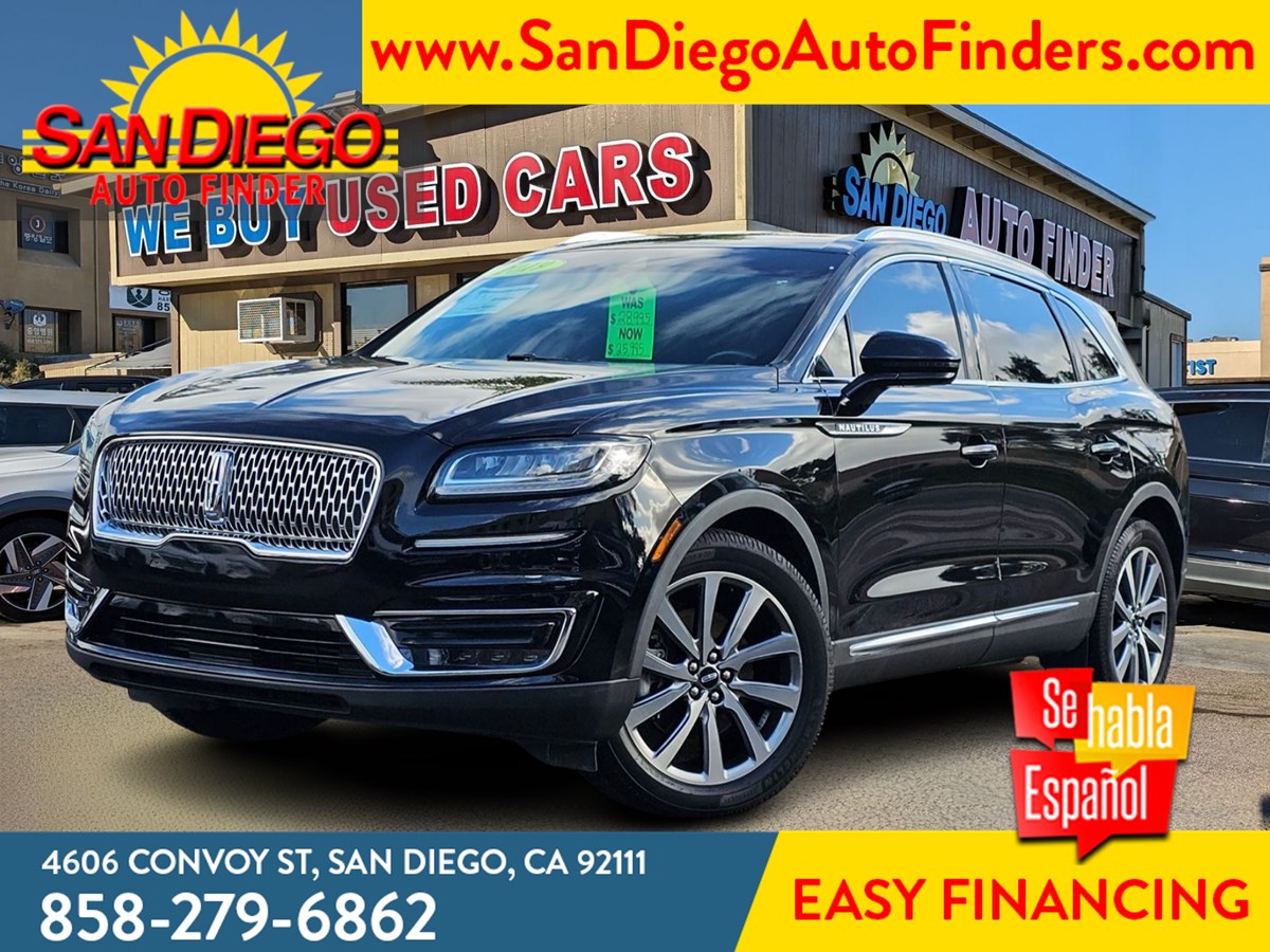 2019 Lincoln Nautilus Select, Factory Warranty, Personal Lease Return, Loaded, Navi, Lthr, Just Gorgeous,