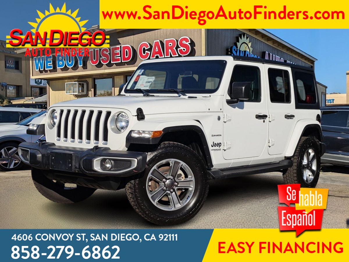 2020 Jeep Wrangler Unlimited Sahara 4x4, 1 owner, Loaded, Just Awesome, Don't miss it,..