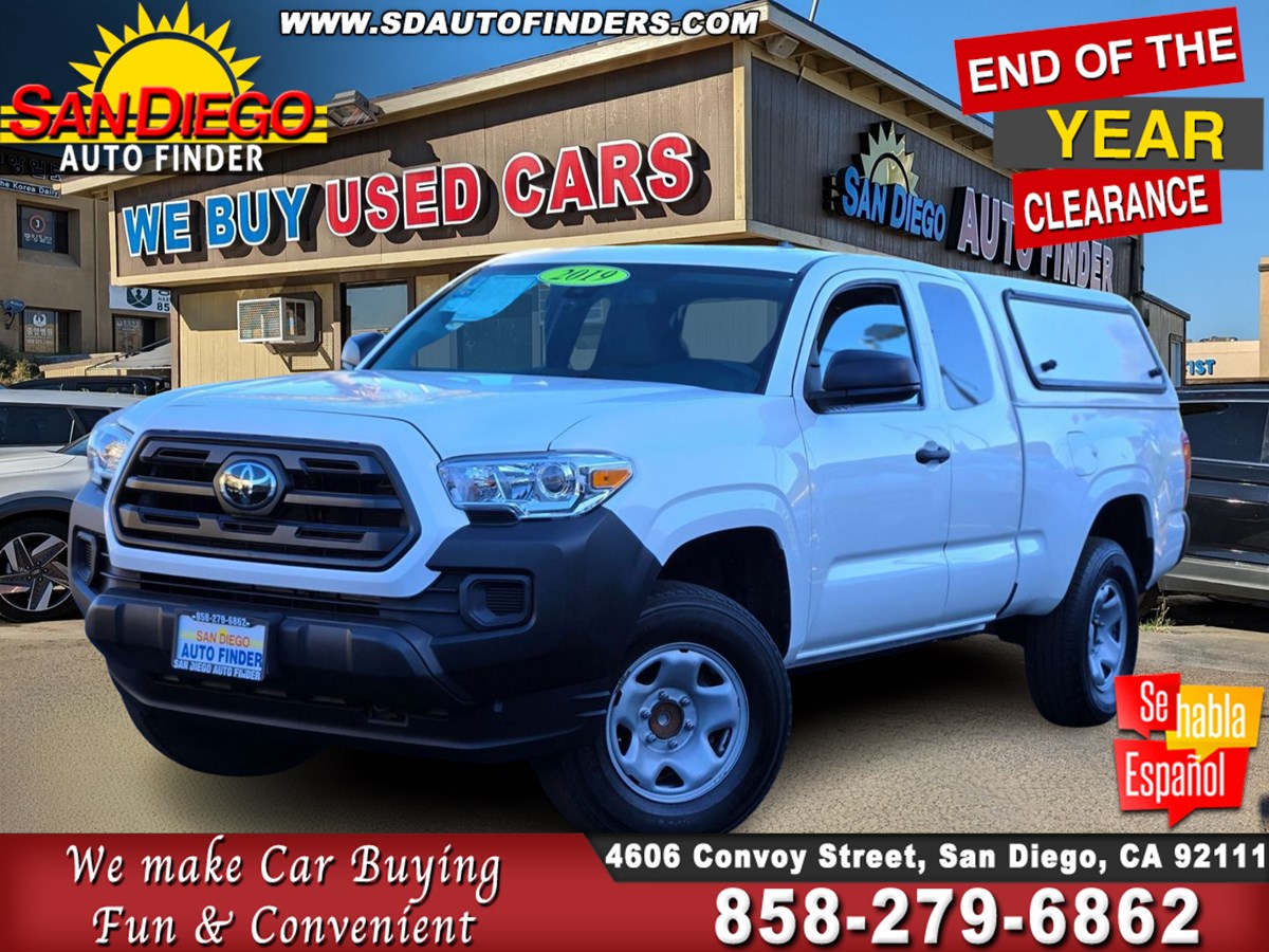 2019 Toyota Tacoma 2WD SR Cab 6' Bed 1 Owner, Call Now 858-279-6862