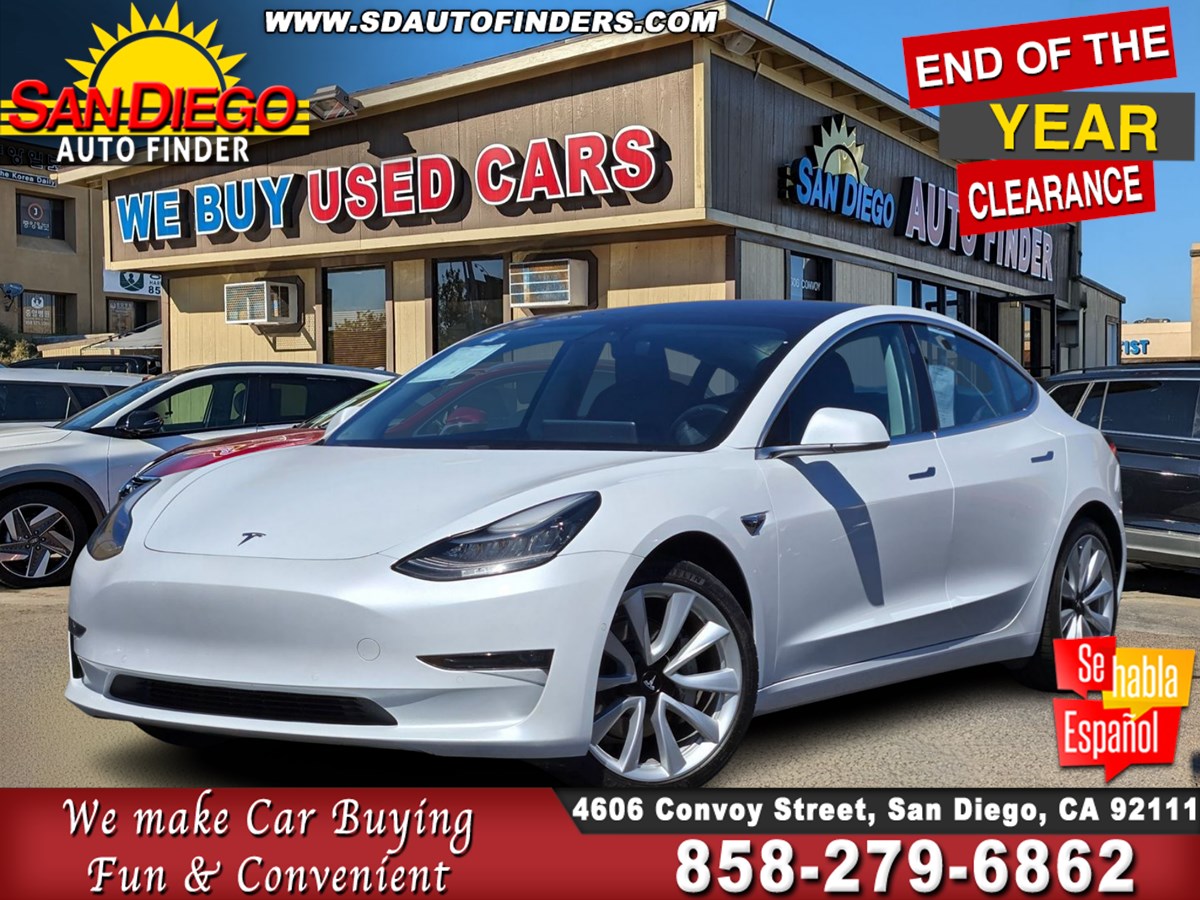 2018 Tesla Model 3 Long Range Battery,*PRICE REFLECTS $4000 CLEAN ENERGY REBATE* CALL NOW 858-279-6862