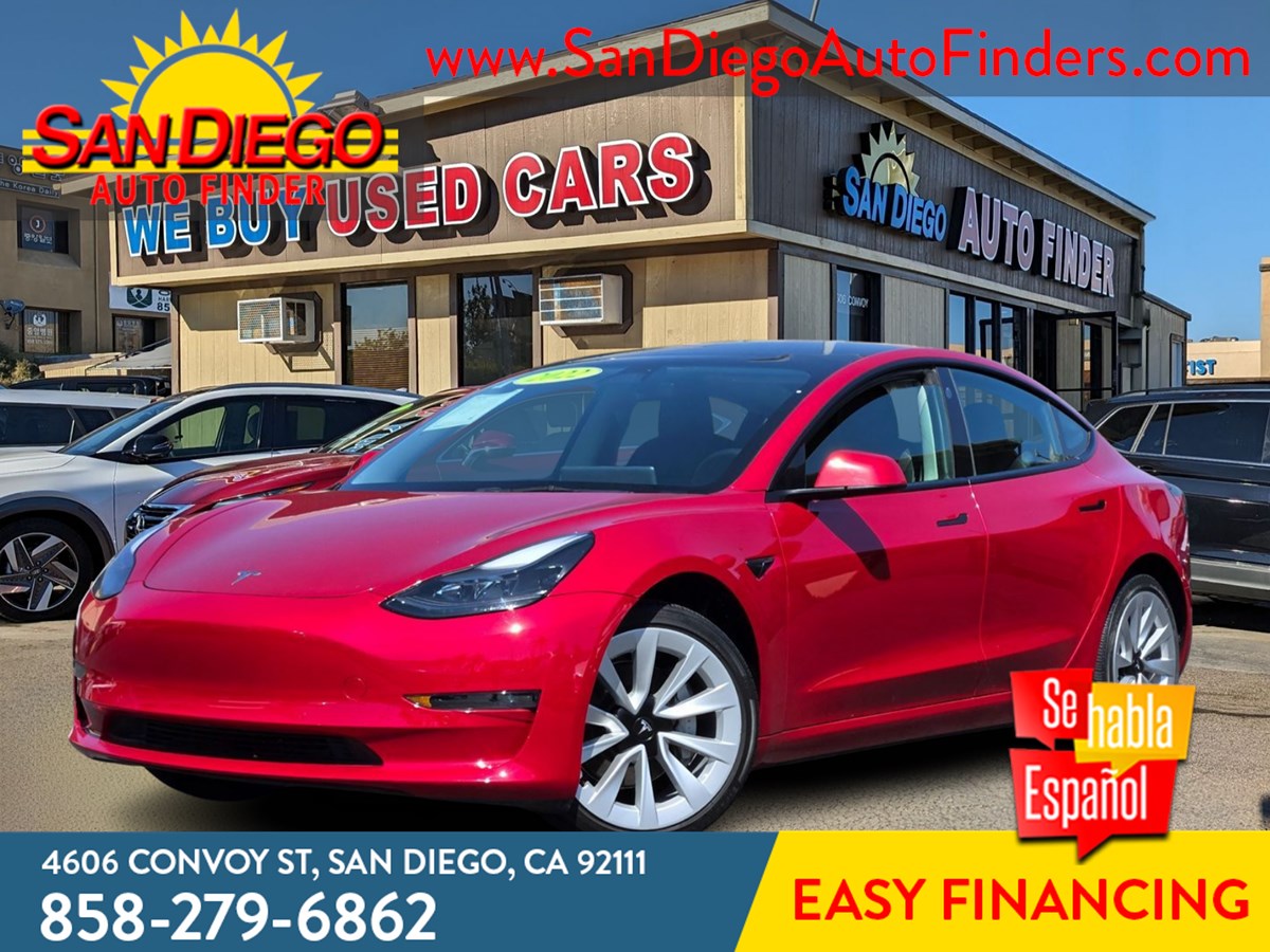 2022 Tesla Model 3 Standard RWD, *QUALIFES FOR $4000 ISNTANT CREDIT** Call Now 858-279-6862