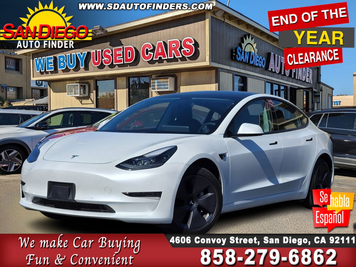 2021 Tesla Model 3 Standard Range Plus,* *PRICE REFLECTS $4K EV CREDIT, Call Now 858-279-6862