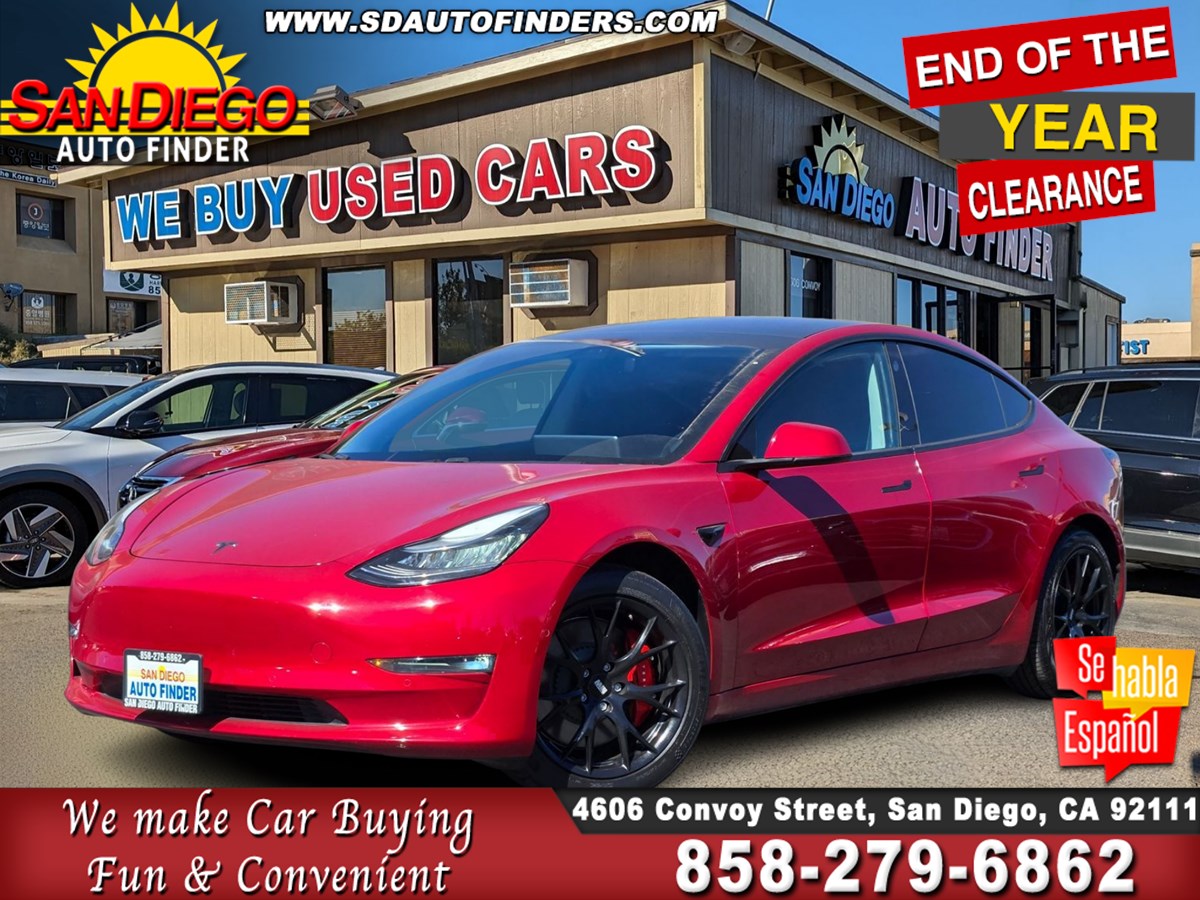 2019 Tesla Model 3 Long Range AWD, 32K Miles, Beautiful Red, **FULL SELF DRIVING CAPABILITY***