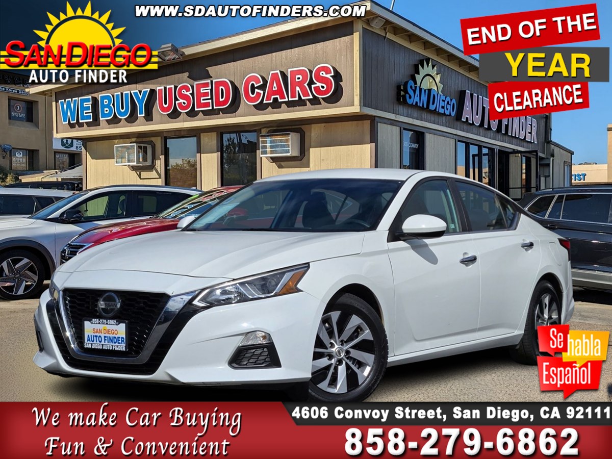 2020 Nissan Altima 2.5 S, 48k Miles, 1 Owner, Clean Carfax, Must See, Call Now 858-279-6862