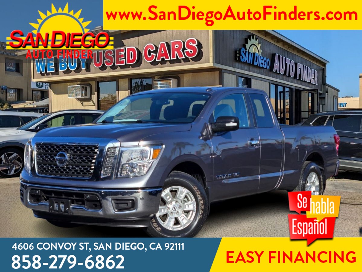 2018 Nissan Titan SV, Low Miles, 18K, 8Cylinders, 1-Owner, Christmas Sale, Call now & Drive 858-279-6862