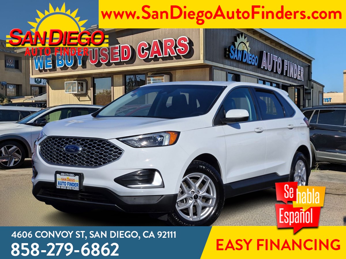 2024 Ford Edge SEL AWD, 1 owner,Full Factory Warranty,Loaded Navy Lthr, Like New, 858 279 6862