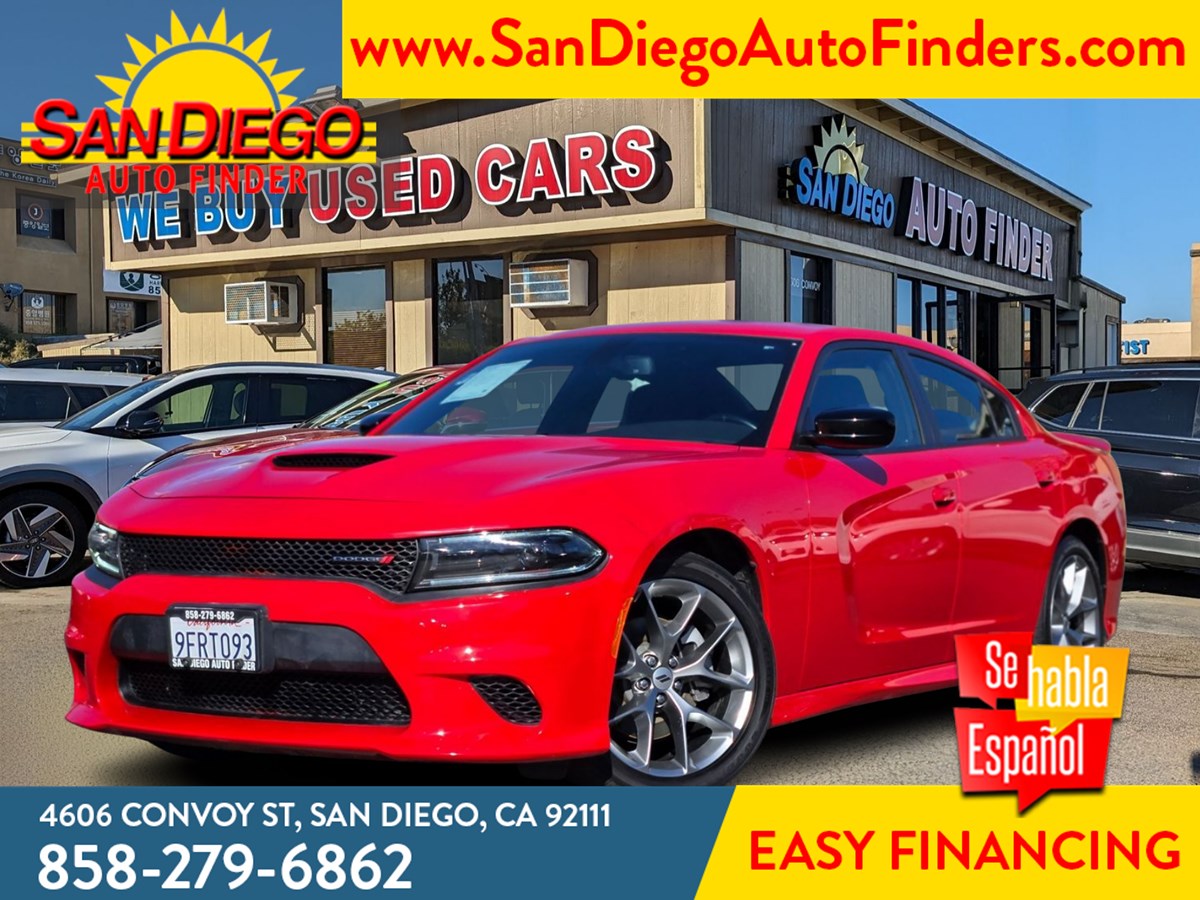 2023 Dodge Charger GT,  Premium Wheels, Low Miles, 30MPG, Call Now and Drive 858-279-6862