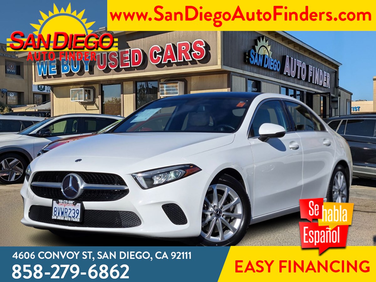 2021 Mercedes-Benz A220, Full Ambient Lighting, Clean Carfax, 52K Miles, Call Now and Drive 858-279-6862