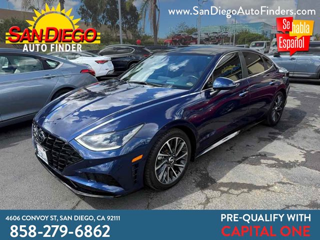 Blue (Stormy Sea) 2020 Hyundai Sonata Limited FWD Sedan Front-Wheel Drive Automatic