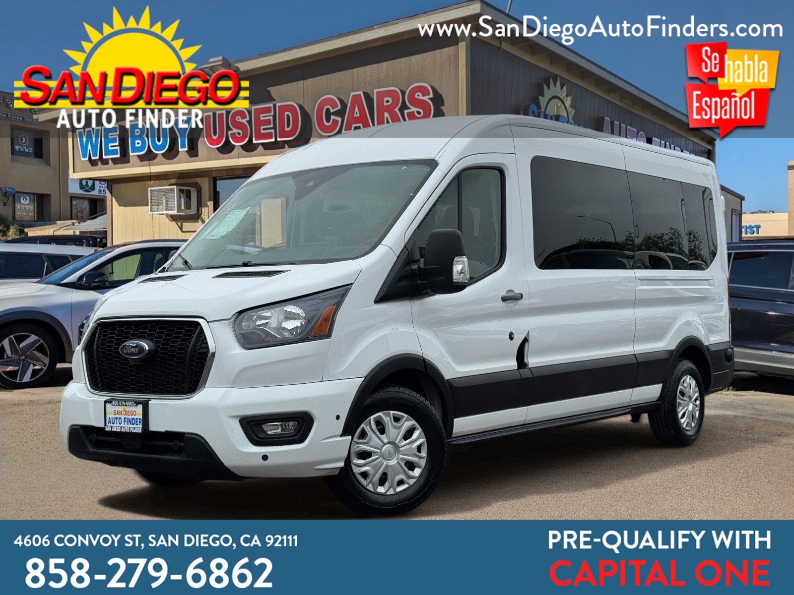 2024 Ford Transit 350 XLT Med Roof Sliding Pass. 148's photo