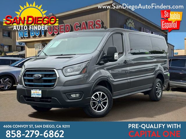 Agate Black Metallic 2023 Ford E-Transit 350 Low Roof RWD Van Rear-Wheel Drive Automatic