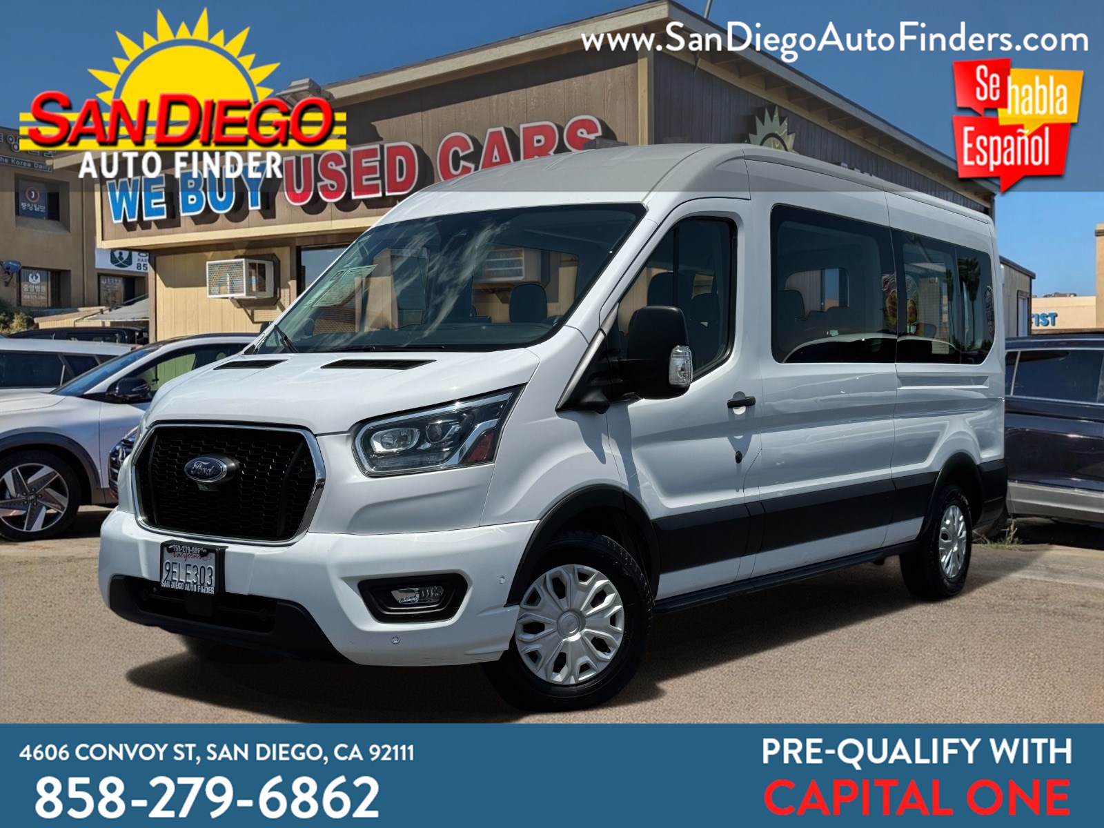 2023 Ford Transit 350 XLT Med Roof Sliding Pass. 148's photo