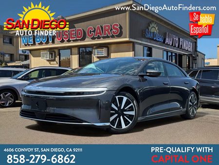 2024 Lucid Air Pure, Low Miles, Absolutely Gorgeous, Hard Top Easy Financing Call 858 279 6862