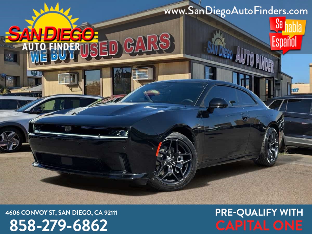 Diamond Black Crystal Pearlcoat 2024 Dodge Charger Daytona Coupe All-Wheel Drive Automatic