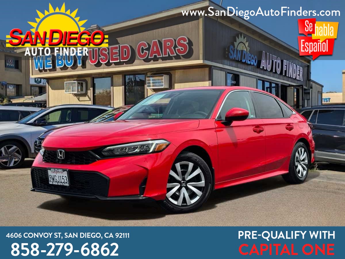 2026 Honda Civic LX, Loaded, Super Nice, Don't miss it, Easy Financing Call 858 279 6862