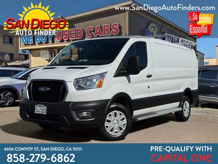 2021 Ford Transit Cargo Van T-250 130" Low Rf,RFrack Safty Cage lots of xtras EZ finance 858 279 6862