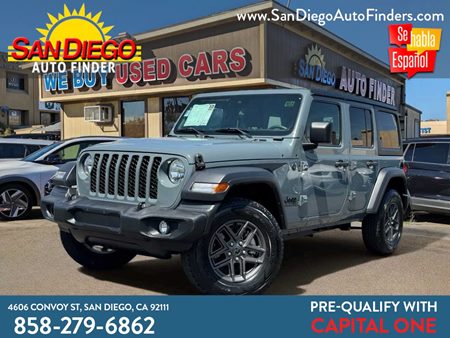 2024 Jeep Wrangler Sport S 4X4, FINANCING AVAILABLE, HARD TOP, CALL NOW AND DRIVE 858-279-6862
