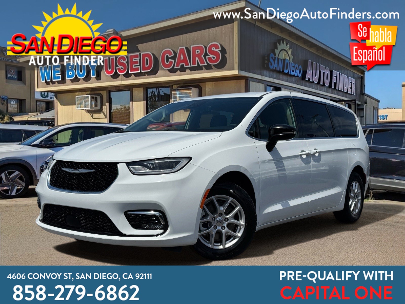 2024 Chrysler Pacifica Touring L, Amazing Condition, Loaded, Easy Financing Call 858 279 6862