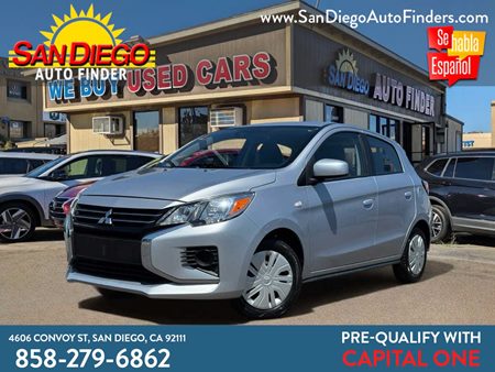 2024 Mitsubishi Mirage ES, SEDAN, AUTOMATIC, 43MPG, FINANCING AVAILABLE, CALL NOW 858-279-6862