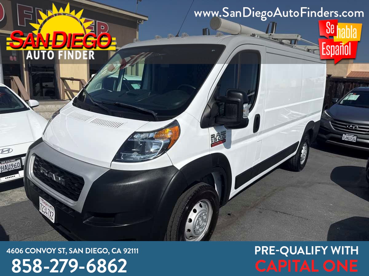 2020 Ram ProMaster Cargo Van, Many Extras,Great Setup Easy Financing Call 858 279 6862