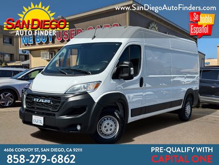 2025 Ram ProMaster Cargo Van Tradesman 2500 High Roof 159 Real Nice Ez Finance Call 858 279 6862