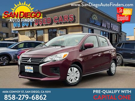 2024 Mitsubishi Mirage ES, AUTOMATIC, 43MPG, FINANCING AVAILABLE, TEST DRIVE TODAY, CALL NOW 858-279-6862