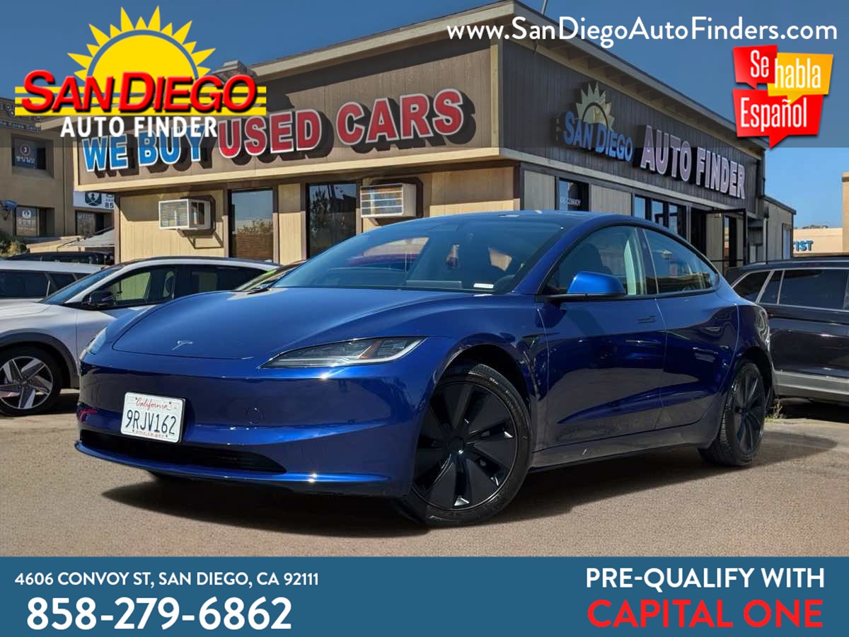 2025 Tesla Model 3 Long Range, EV, AMBIENT LIGHTING, FSD 4 SOFTWARE, FINANCING, CALL 858-279-6862