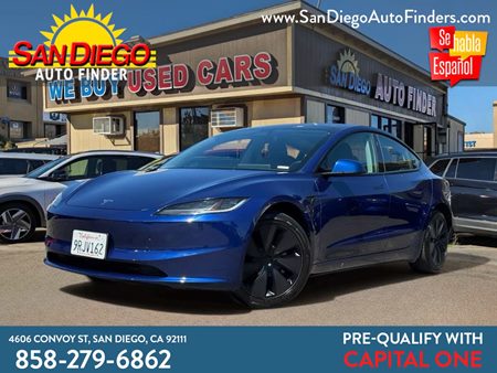 2025 Tesla Model 3 Long Range, EV, AMBIENT LIGHTING, FSD 4 SOFTWARE, FINANCING, CALL 858-279-6862
