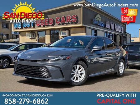 2025 Toyota Camry LE HYBRID, PUSH START, BACK UP CAM, FINANCING AVAILABLE, CALL NOW 858-279-6862