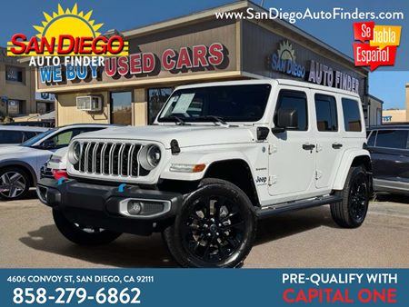 2024 Jeep Wrangler 4xe Sahara, Matching HD TOP, Nice, Don't miss it, Easy Financing 858 279 6862
